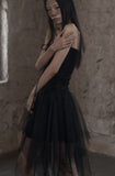 [mnem] Shard Tulle Skirt