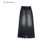 Luke Slit Stitch Black Denim Pants