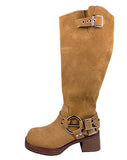 Roy Nubbuck Cow Long Boots