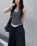 Most leather knot necklace