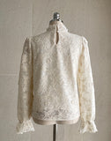 Gendia Frill Lace Brushed Blouse