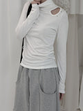 Drop Stud Slit Polar Tee