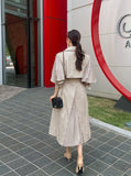 Napol Pleats Trench Coat
