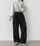 Corduroy Balloon Fit Wide Banding Training Pants