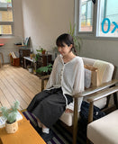 Muoi Banding Dot Crop Bermuda Cotton Pants