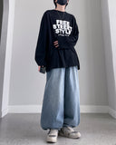 Big Boy String Balloon Denim Pants