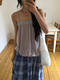 Juel Vintage Check Banding Long Skirt