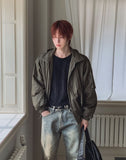 Bern Cotton Crop Zipper Blouson