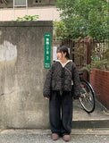 Delson string fleece banding pants