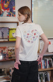 Ocean Love Crop Short Sleeve Tee