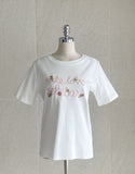 Orb Embroidery Lettering T-shirt