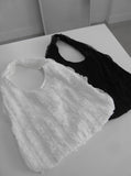Nets Ruffle Shoulder Bag