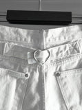 Teeth Adjust Cotton Shorts