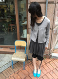 [BAONHAUS] Pollini Shirring Layered Sleeveless Mini One Piece