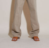 color wood sandal