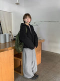[Unisex] Sitb Fleece Brushed Banding Balloon Wide Pants