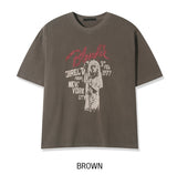 Bello Crop Print Short Sleeve T-shirt