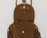 Keaton Bohemian Surgical Suede Cross Bag