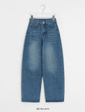 Bayani Washing Wide Denim Pants