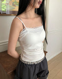 Yorin Lace Sleeveless Top with Built-in Cup