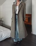 [wool80%] Mori Maxi Wool Hidden Coat