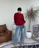 Minen cut wide denim pants