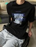 System over short sleeve tee