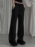 [mnem] patch straight sweatpants