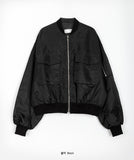 Seton quilted pocket flight jumper