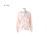 Steen Basic Long Sleeve Round Knit Cardigan