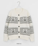 Malft Wool Nordic Knit Cardigan