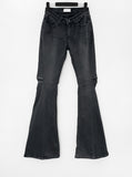 Kedge Black Incision Bootcut Denim