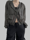 Willer See-Through Hooded Jumper