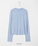 Yoni Color Plain Long Sleeve Tee