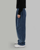 Card corduroy pants