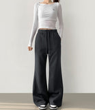 Mega Wide Relaxed Bootcut Banding Pants