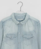 Runpony Pocket Washing Denim Shirt