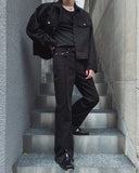 Camper Belted Slit Flared Jeans