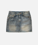Vintage brushed denim skirt