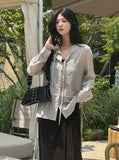 Flow wrap skirt pants