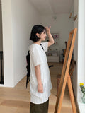 Sean I Striped Layered Midi Dress