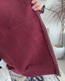 Eseo High-Neck Brushed Hood Zip Up