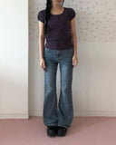 Lanon High-Waisted Bootcut Pants