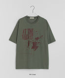Hyobbit Printing Over Short Sleeve Tee