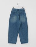 [unisex] Ryuaf Washing Wide Denim Pants