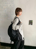 [unisex] Wylen Nylon Printing Over Sweatshirt