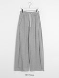 [unisex] Clue side pin tuck banding training jogger pants