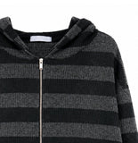 Shade Stripe Hood Zip-Up
