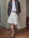 Basic Cotton Bermuda Pants