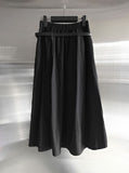 Cloud Nylon Belted Skirt